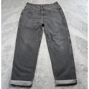 Vintage Girbaud Baggy Jeans 36L Fit 35x33 Faded Black Y2K Streetwear Hip Hop 90s